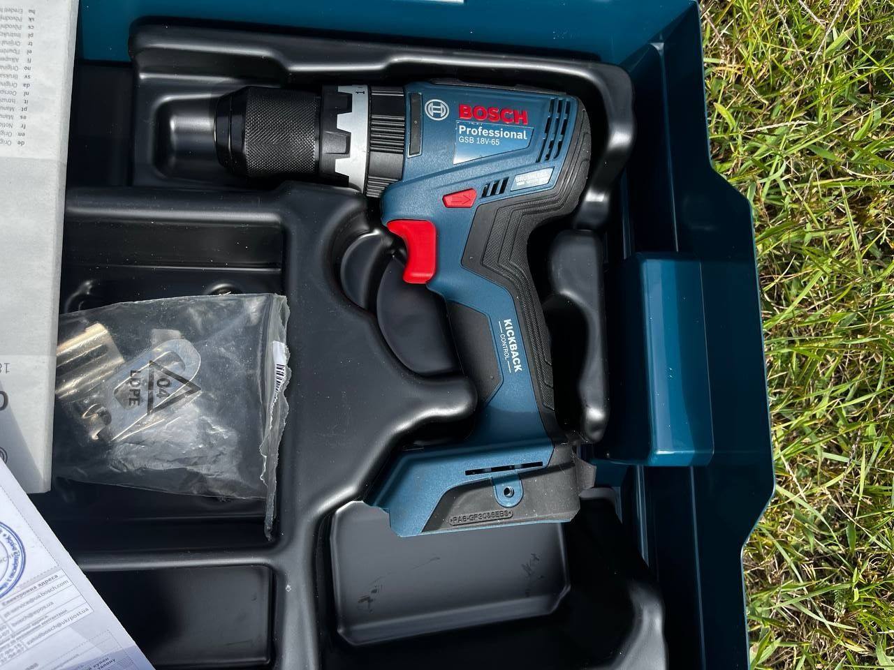 Акумуляторний Шуруповерт BOSCH GSR 18V-65 (не Китай)