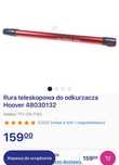 Rura teleskopowa do odkurzacza Hoover