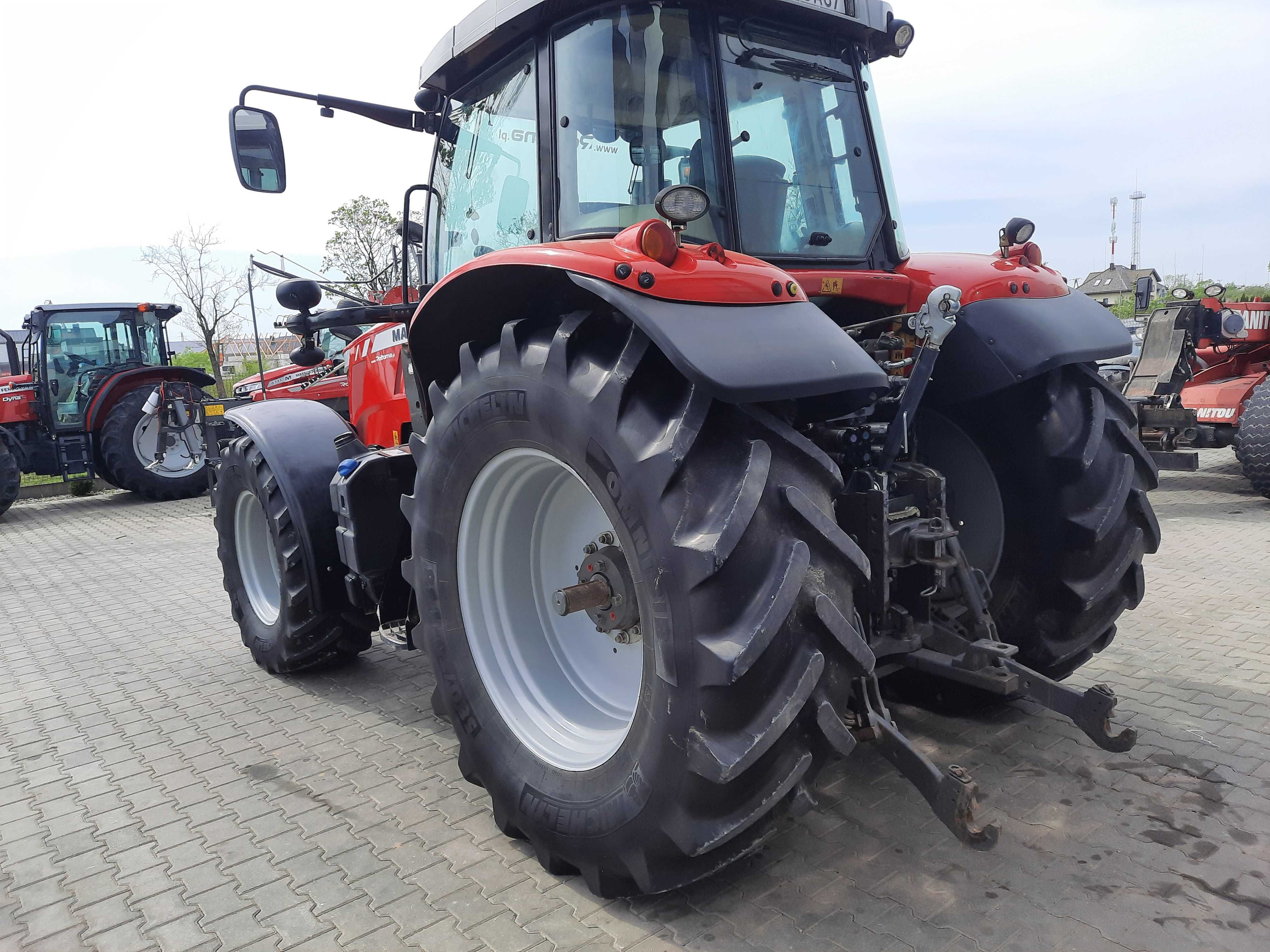 Massey Ferguson 7615 Dyna 6, TUZ + WOM MX, Ładowacz MF.