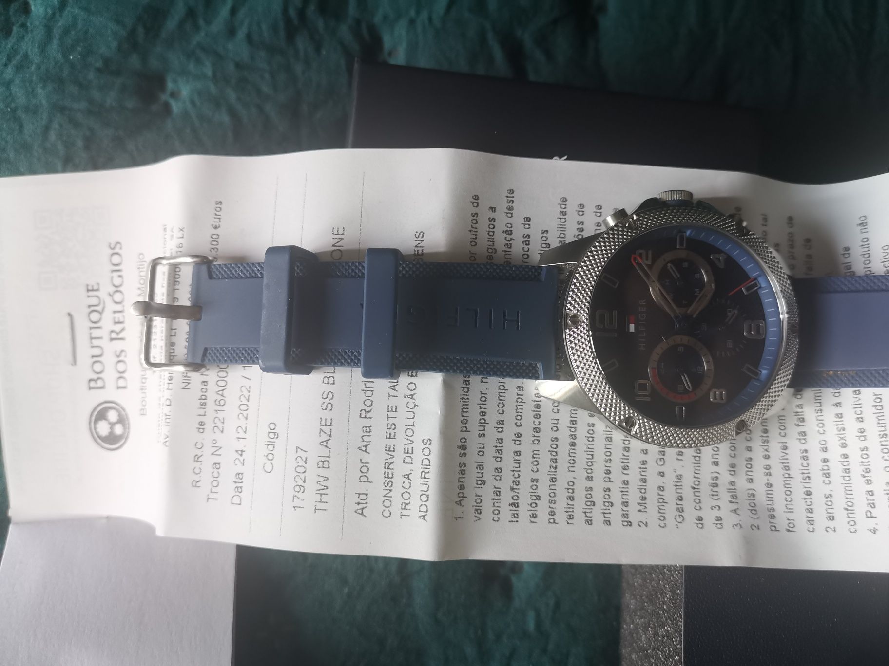 Relógio Tommy Hilfiger Azul