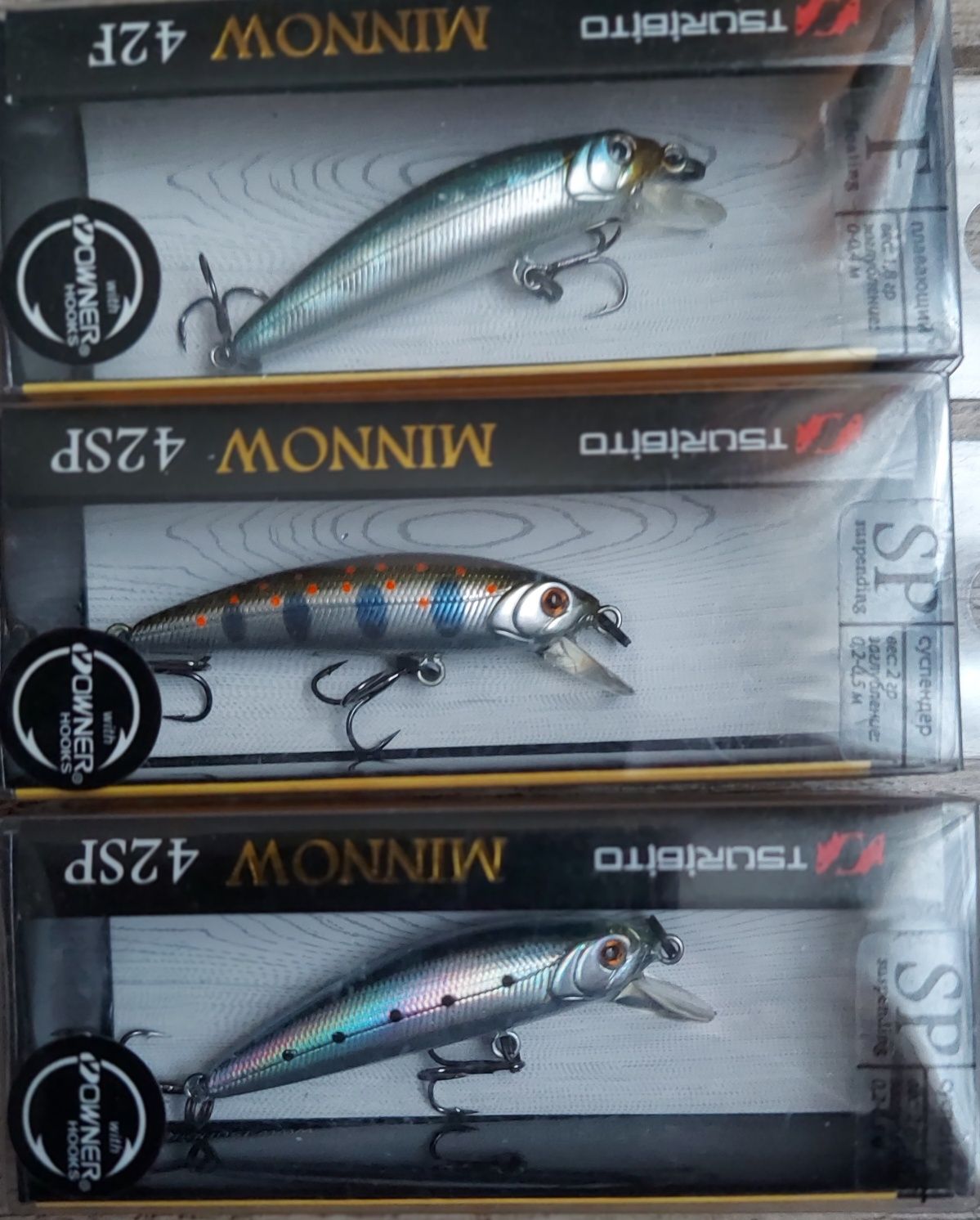 Продам воблери Tsuribito, Strike Pro Mustang Minnow 35S, Kenart, Salmo