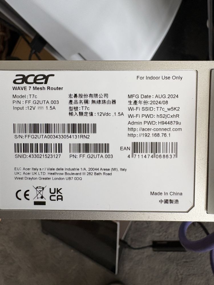 Deco XE75 mesh triband Wifi 6E - 3 routers