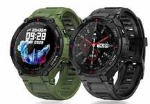 Smartwatch męski militarny K22 2022 Pro Czarny - NOWY - POLSKIE MENU