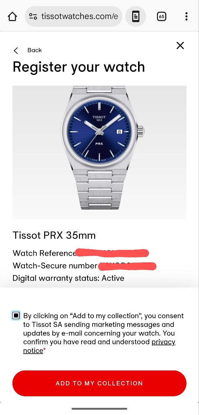 Оригінал Tissot PRX 35mm T137.210.11.041.00 годинник часы