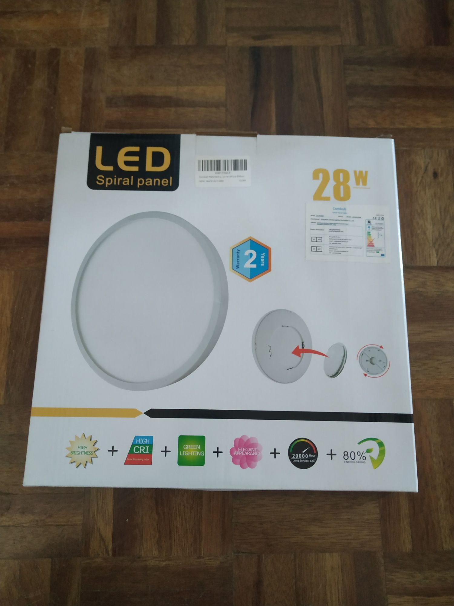 Candeeiro de teto LED novo