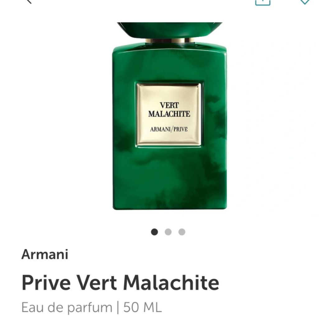 Armani Prive Vert Malachite 50 ml парфуми духи туалетна вода оригінал.