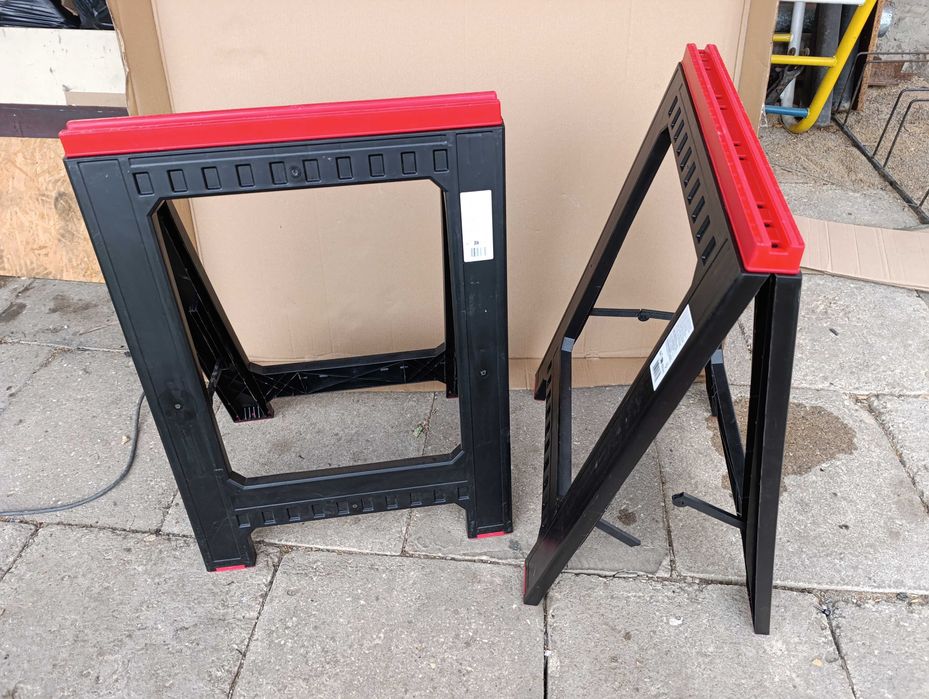 Kobyłki koziołki 2 sztuki z tworzywa sztucznego Forge Steel