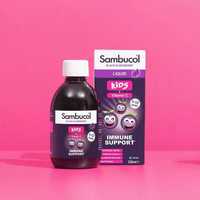 -5% Sambucol Kids Самбукол сироп для імунітету Чорна бузина 230 мл