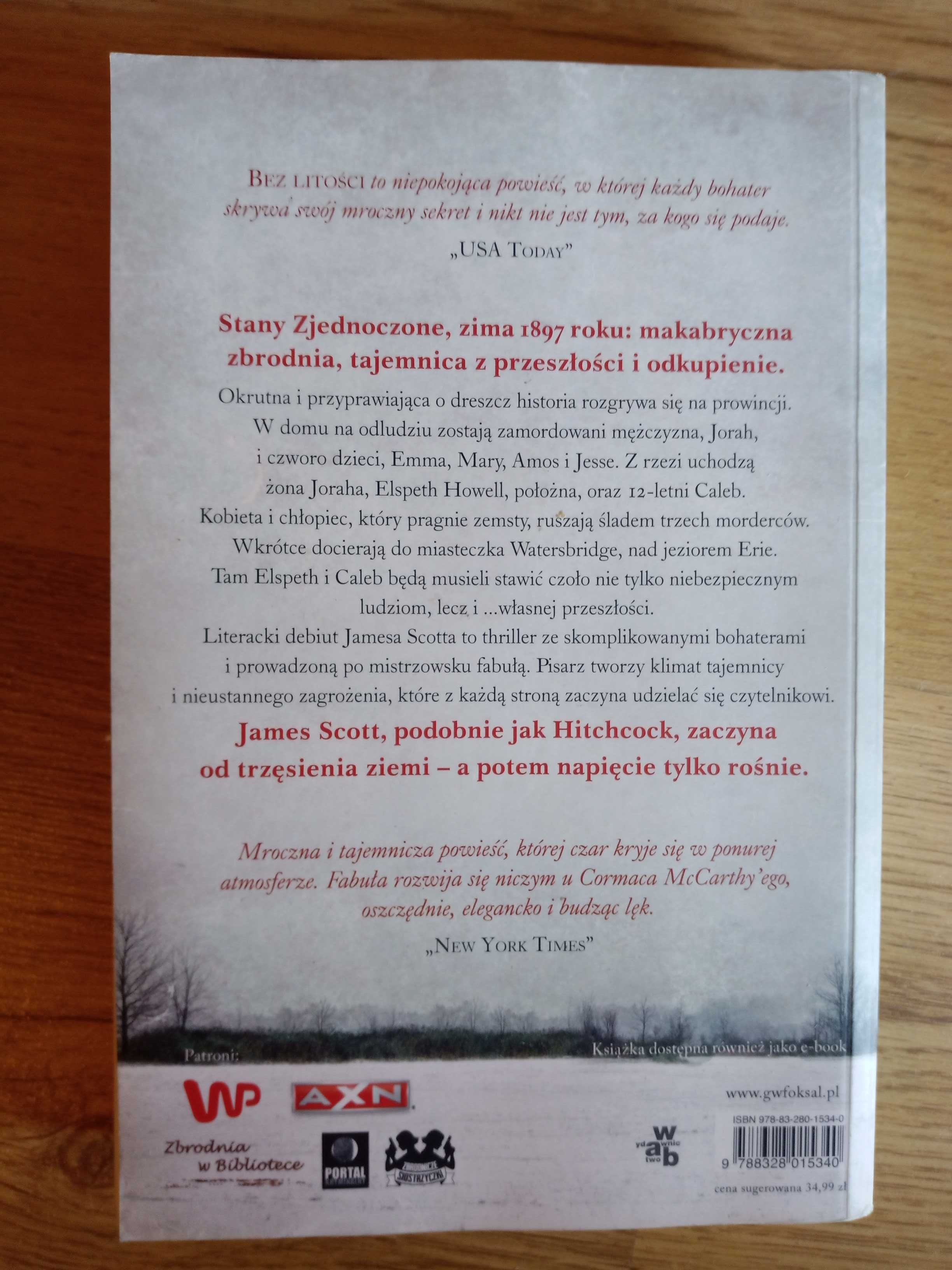 Książka "Bez litości" James Scott