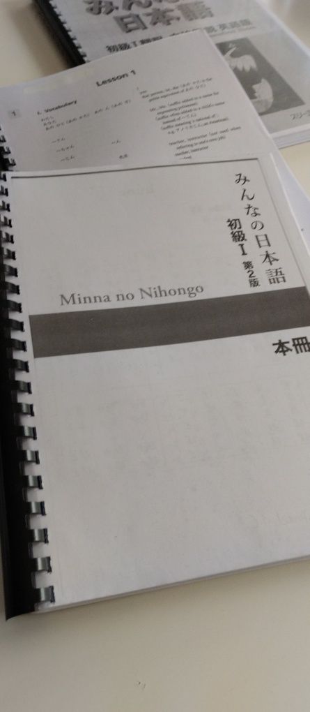3 nowe  książki do nauki języka japońskiego Minna no Nihongo
Polecam ?