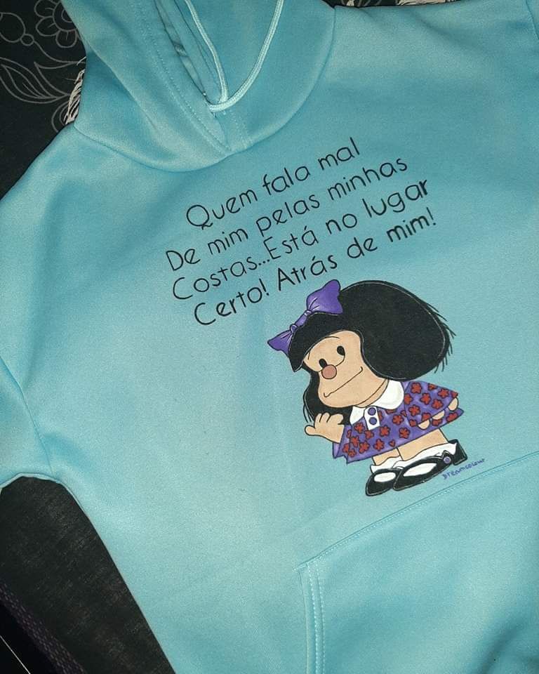 Sweatshirt personalizada com pintura em tecido vários desenhos diferen