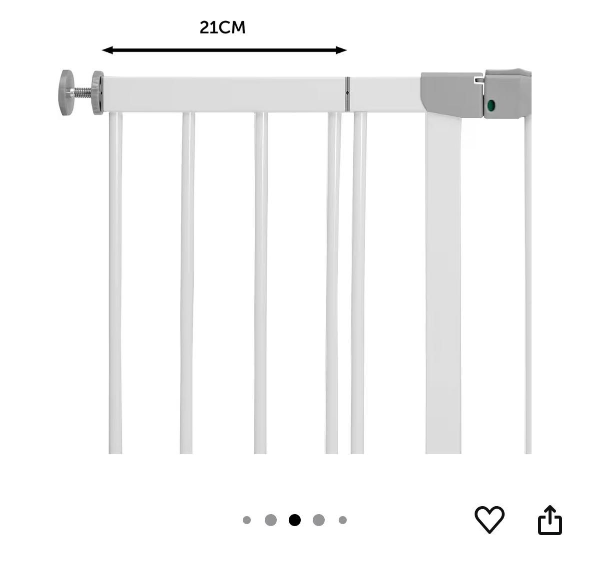 Grade de segurança para escadas