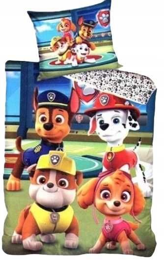PSI PATROL Komplet pościeli bawełnianej 160x200cm