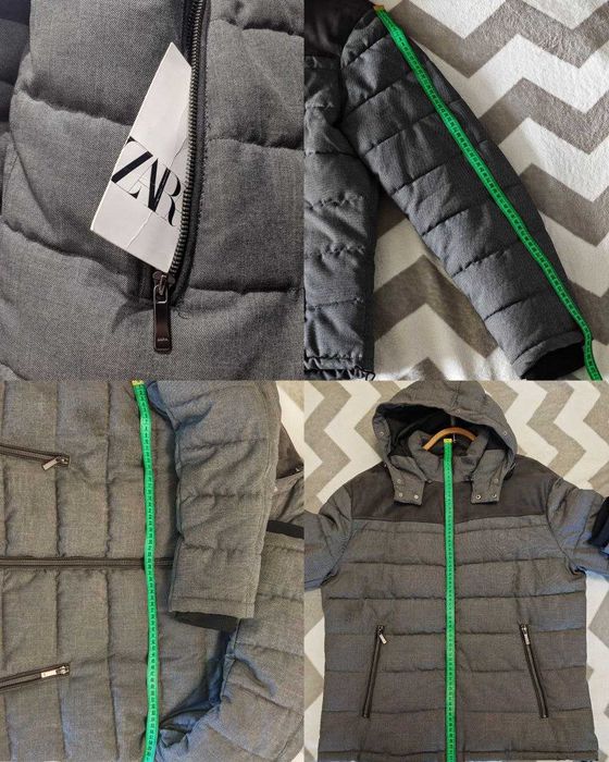Зимняя курточка куртка дутик пуховик Zara XL