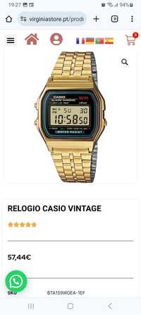 Relogio.    Casio