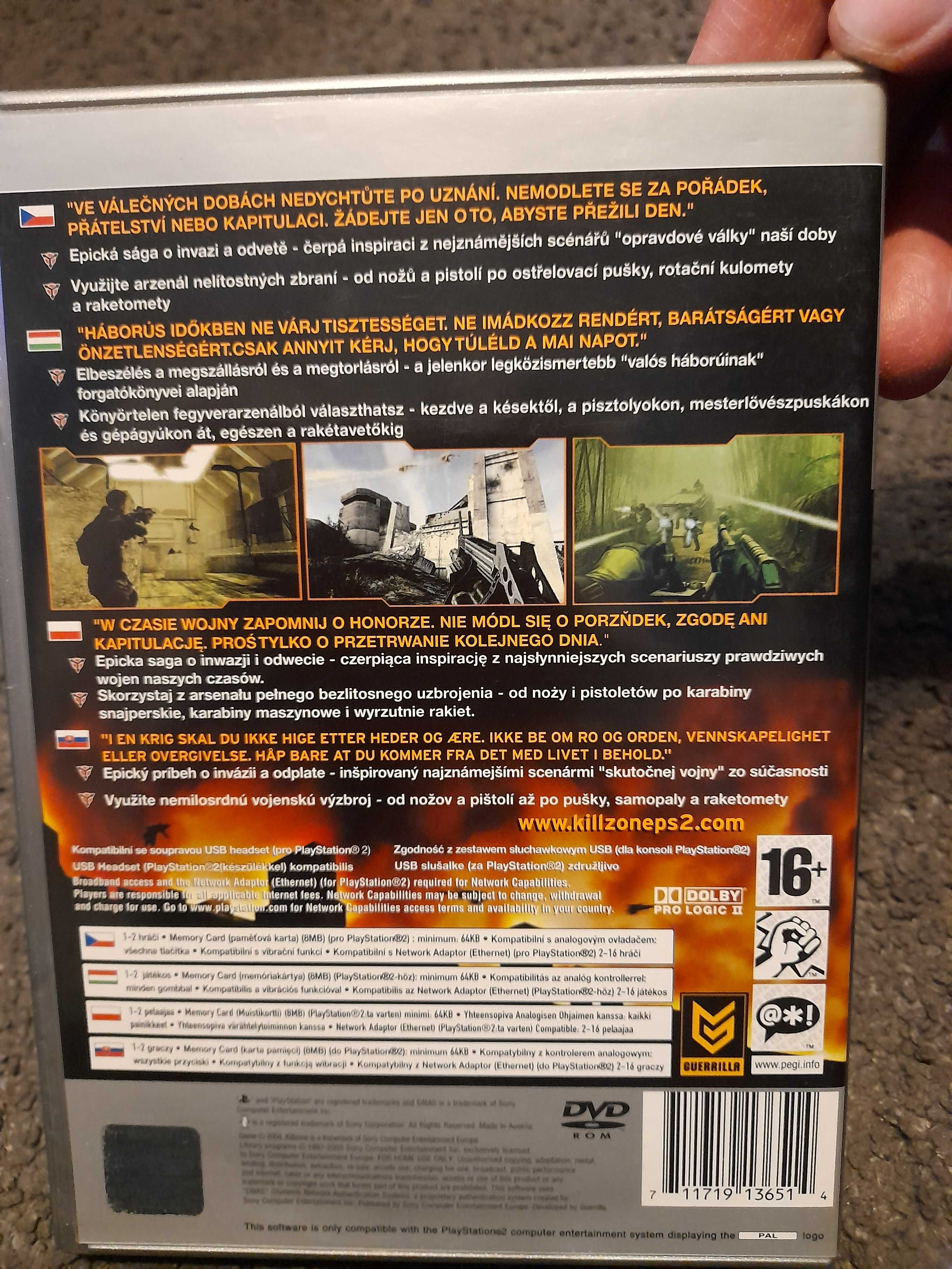 Gra KILLZONE na playstation 2
