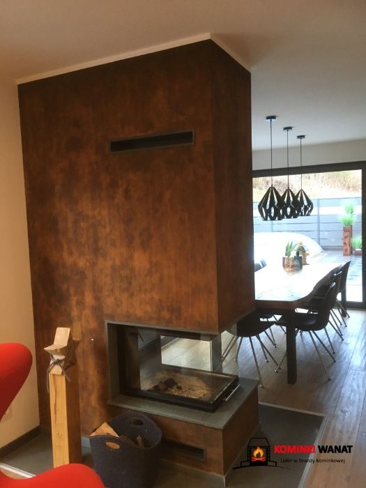 kominek NOWOCZESNY wkład + zabudowa PROMOCJA szybka realizacja FLOKI