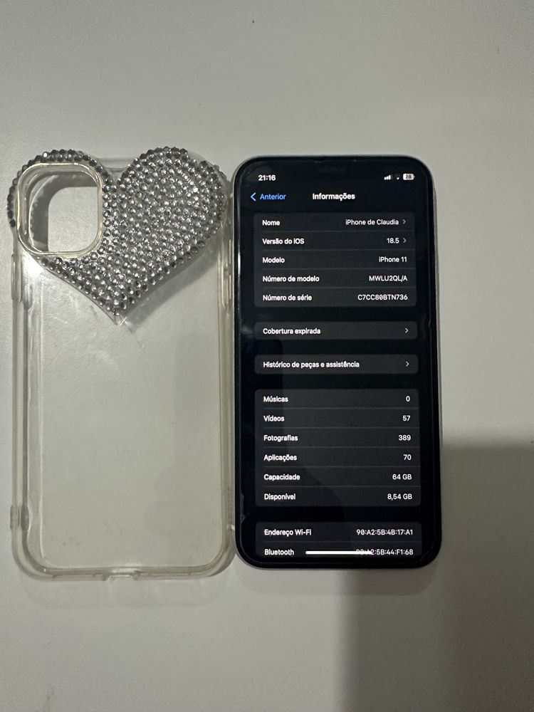 Iphone 11 em bom estado