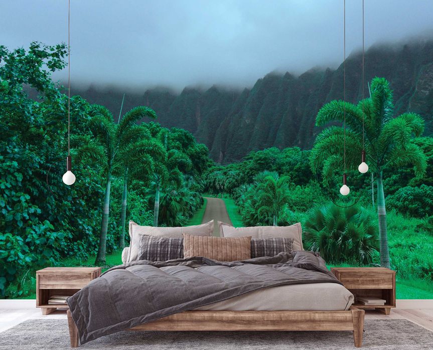 Fototapeta Droga w Dżungli Las Tropik Na Ścianę 3D Twój Rozmiar + KLEJ