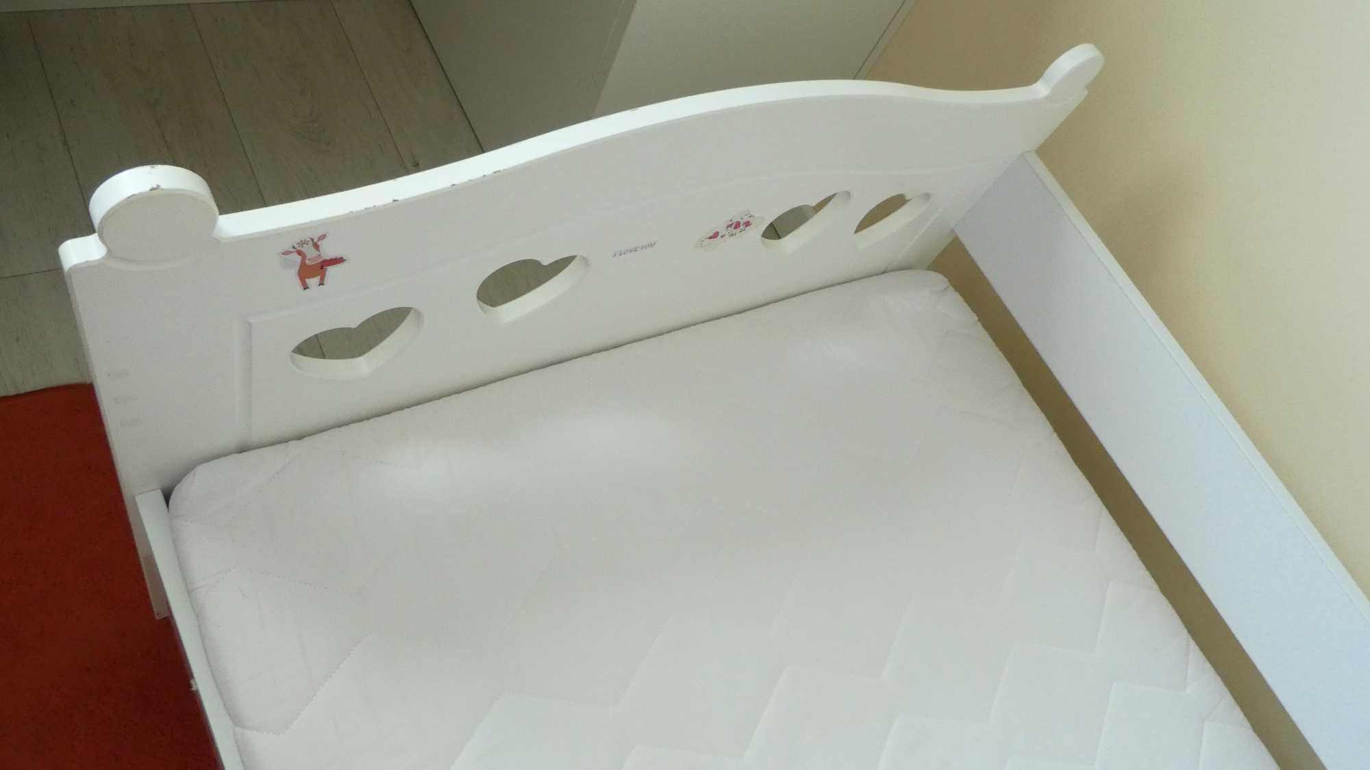 Łóżko dziecięce 160x80 serca
