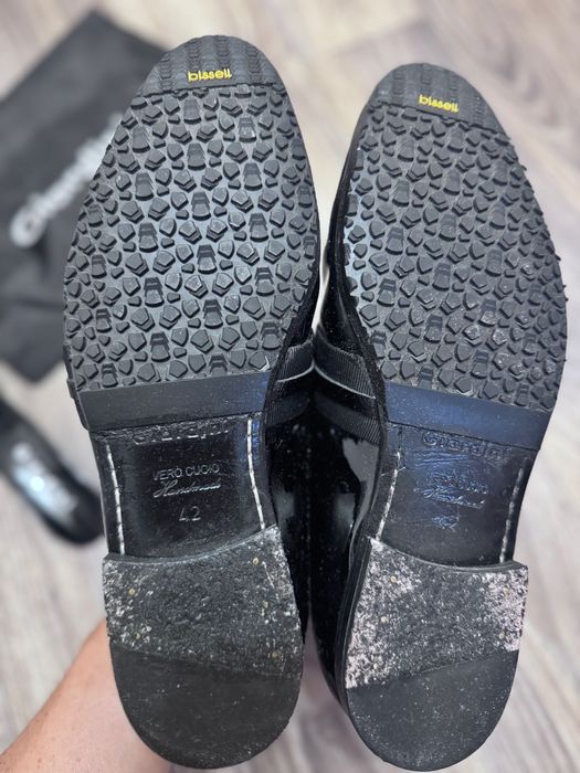 Чоловічі лаковані туфлі (лофери) Giardini 42 р