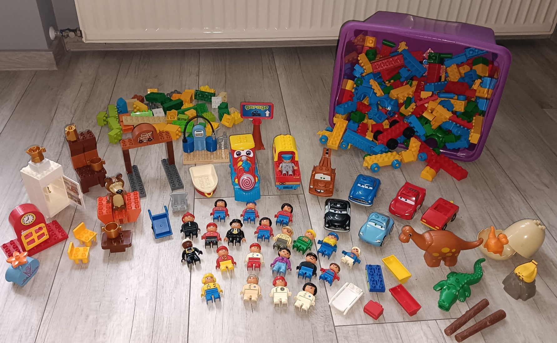 Klocki LEGO Duplo Auta, ludziki, dinozaury oraz Wadera