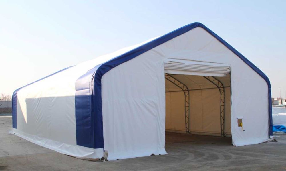 Namiot magazynowy hala namiotowa 12,2x10m magazyn wiata zadaszenie