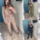 Женский костюм штаны+длинная рубашка муслин Жіночий костюм легкий