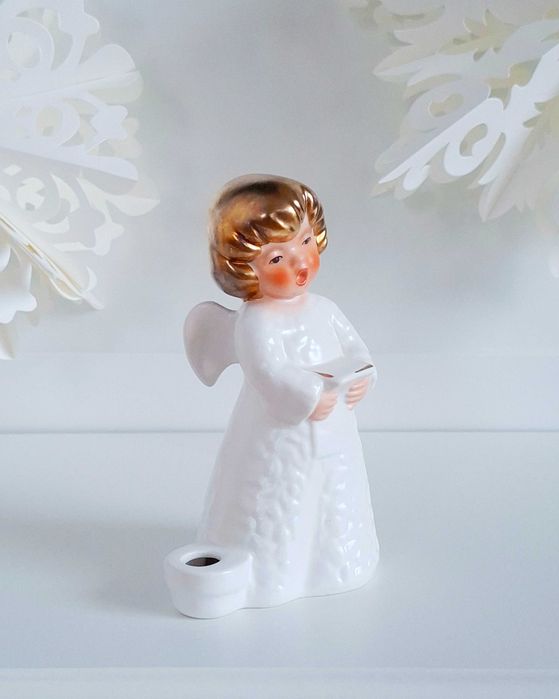 Figurka aniołek–świecznik Goebel