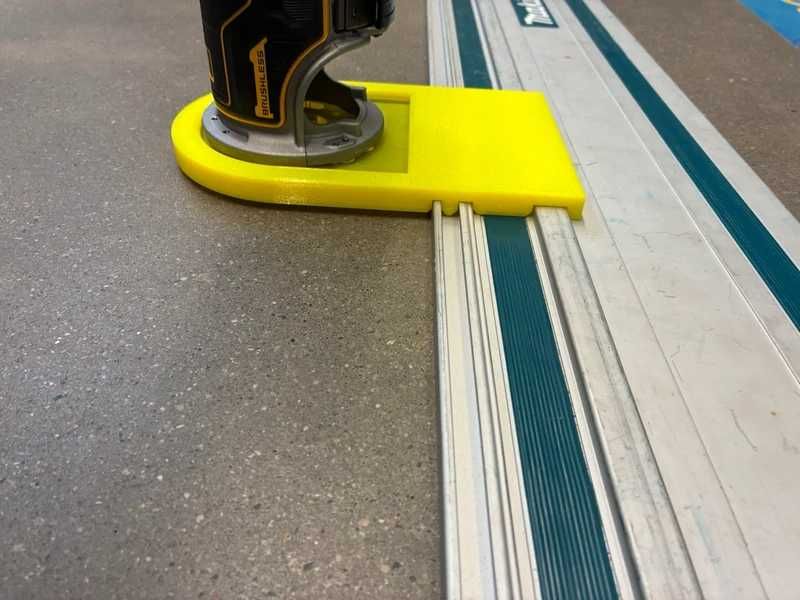 Podstawa / adapter do frezarki DeWALT - pasuje do szyn Festool /Makita
