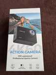Kamera Sportowa 4K 60FPS 48MP WiFi Wodoodporna 40M 64G SD Karta