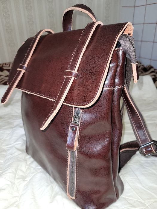 Сумка,  рюкзак, портфель, сумка-трансформер шкіряна