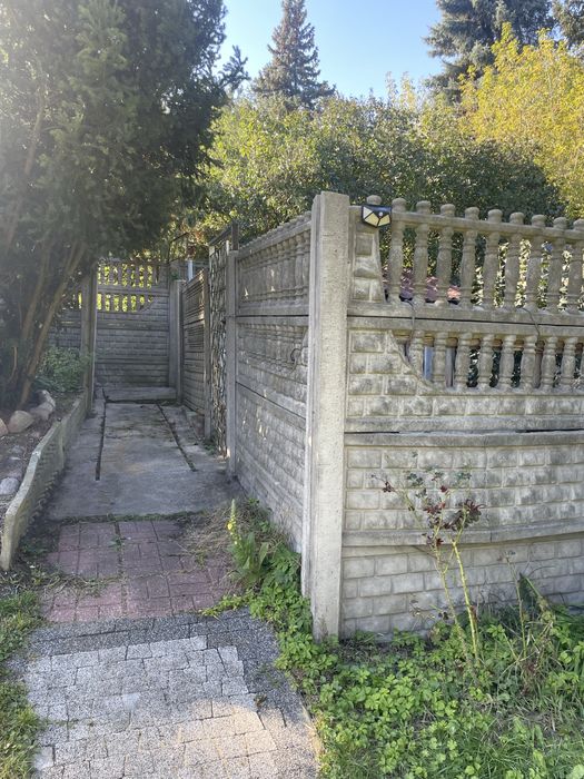 Ogrodzenie betonowe oddam za daemo