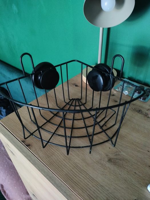 Półka łazienkowa narożna na przyssawki, nie trzeba wiercić w plytkach