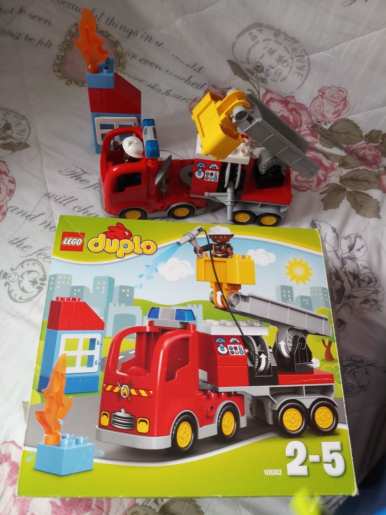 Lego duplo 10592 "woz strażacki"