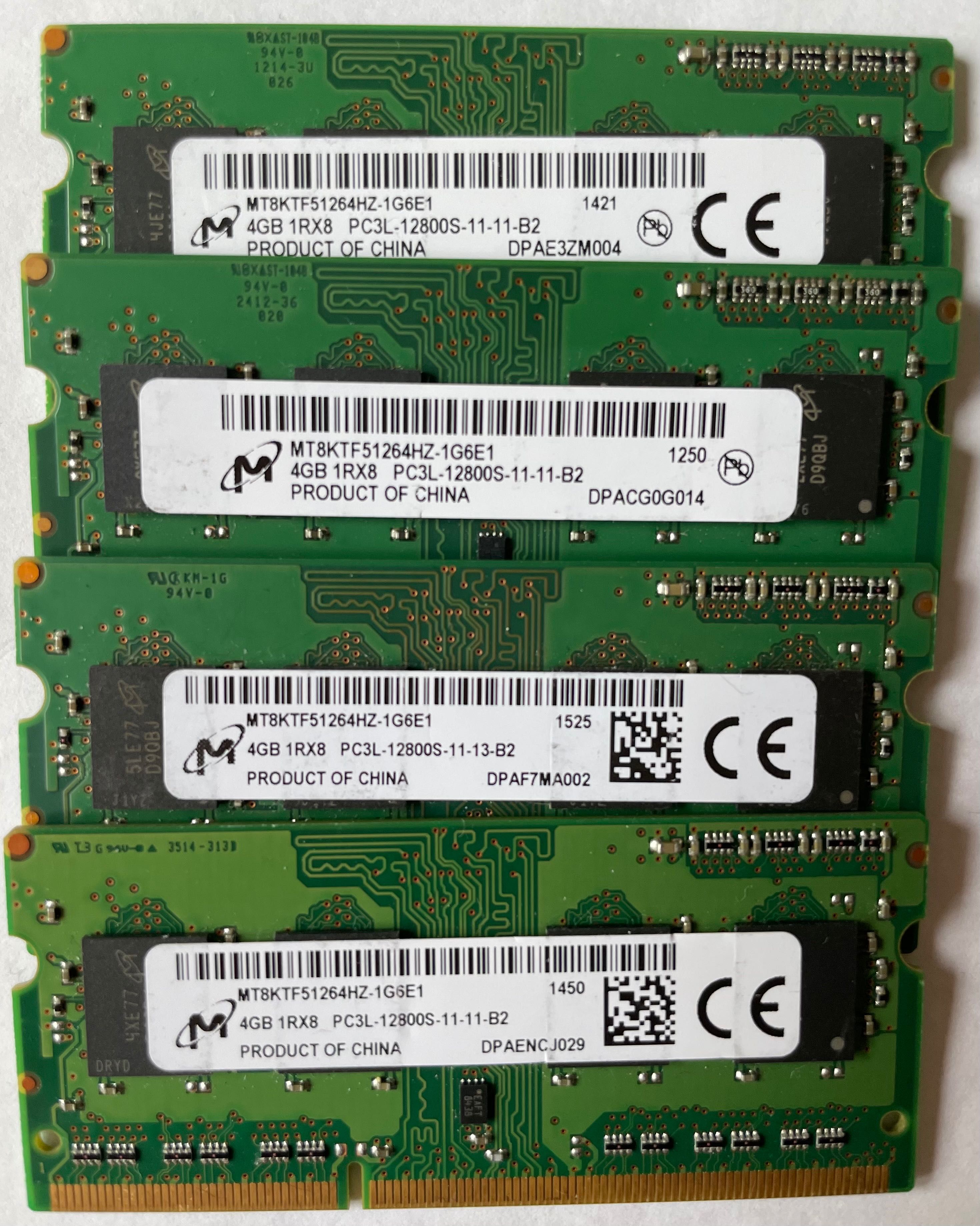 Оперативна памʼять для ноутбука.   ddr3L 4Gb