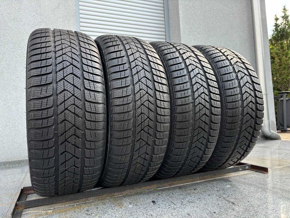 4szt zimowe 225/40R19 Pirelli 7mm 100% bieżnika 2021r bdb stan! Z5188