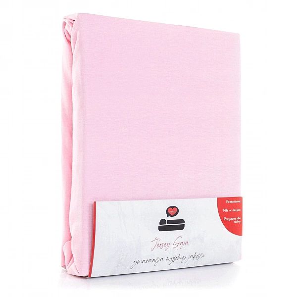 Prześcieradło 90x200 Jednolite Bawełna Jersey z Gumką Gaja 02