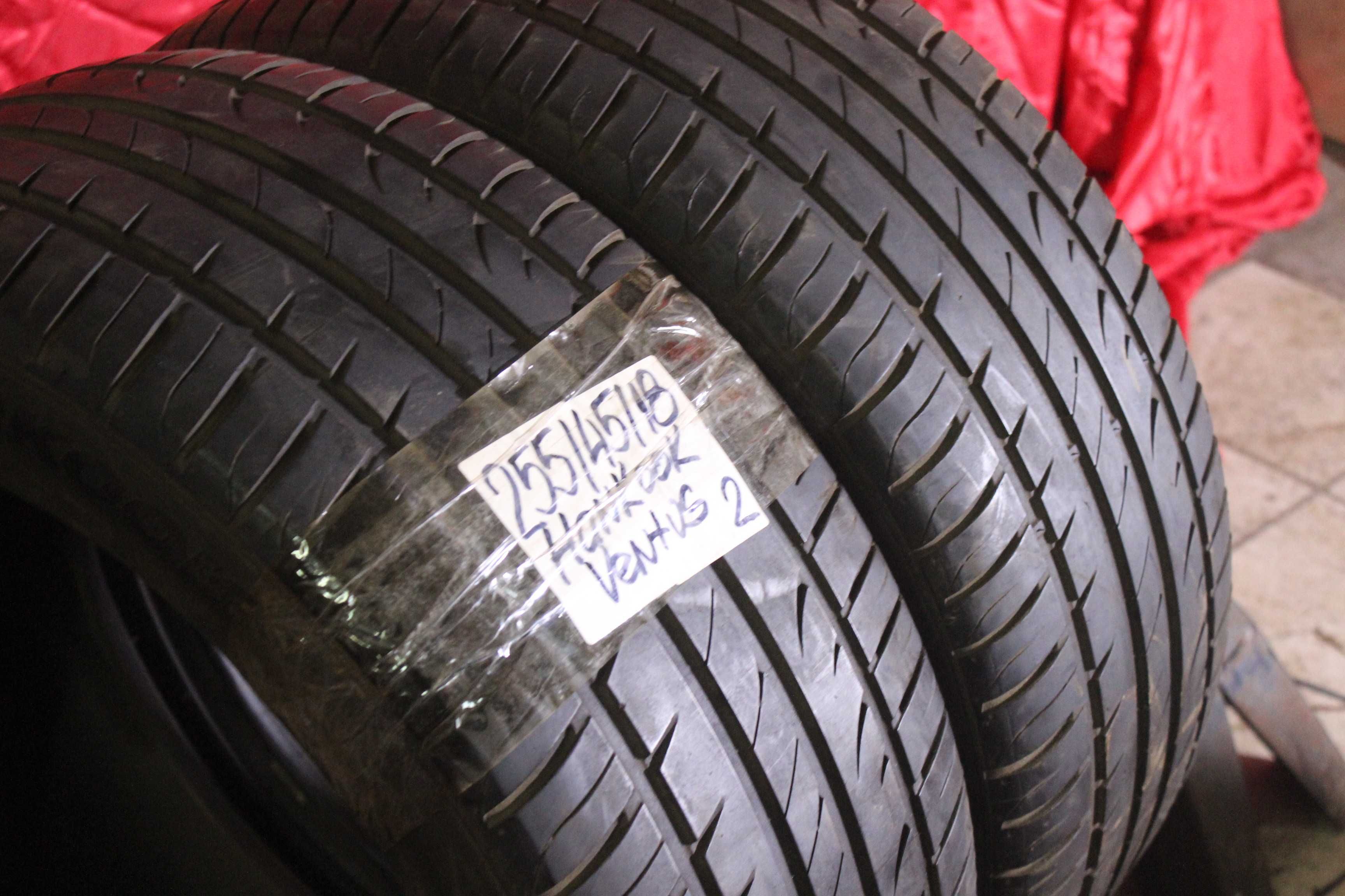 255-45-R18 HANKOOK VENTUS PRIME= пара 2 штуки летней резины Germany