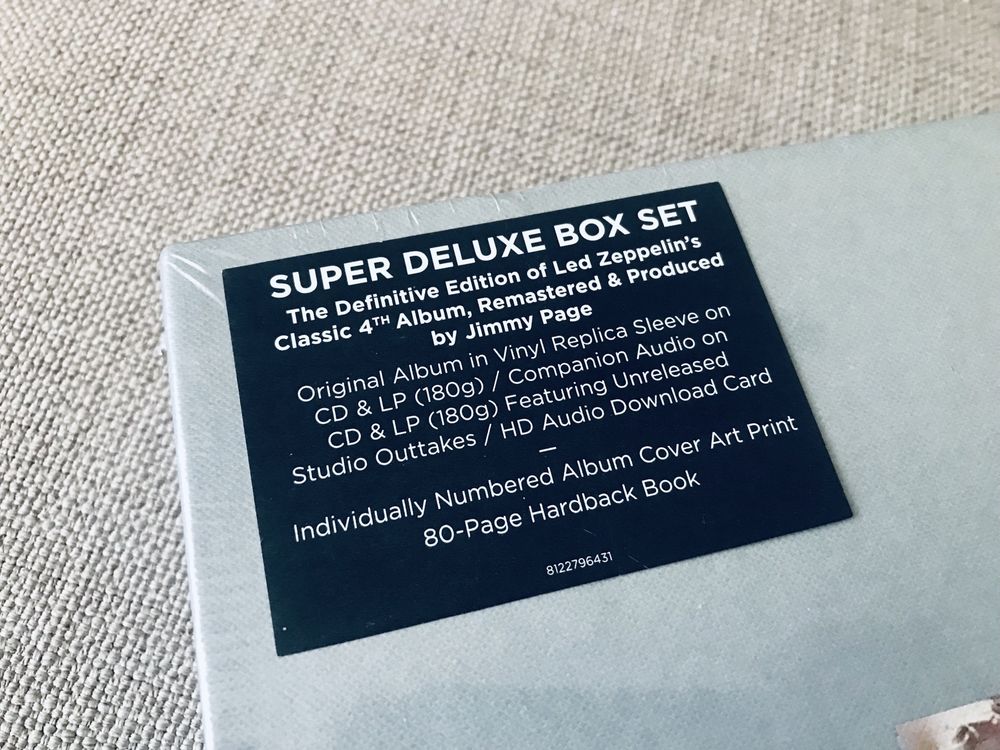 Led Zeppelin IV Super Deluxe Box Set 2 Vinyl 2 CD - Mega Unikat.