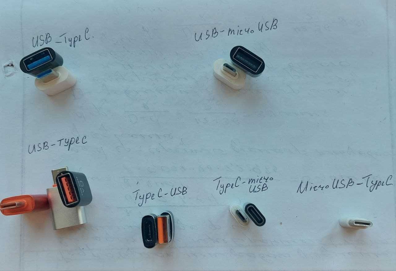 Otg usb перехідник до телефонів, планшетів, флешок тощо