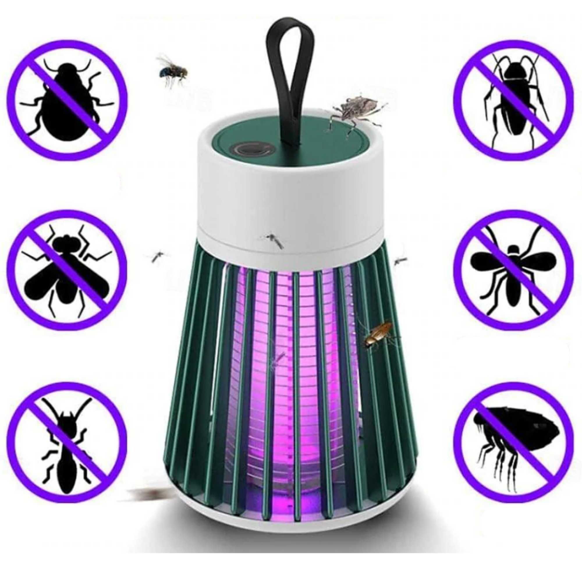 LAMPA OWADOBÓJCZA Na Komary Muchy OWADY Elektryczna PUŁAPKA Skuteczna