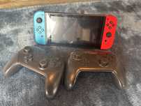Nintendo switch 1 z karta gry mario kart dwa pady