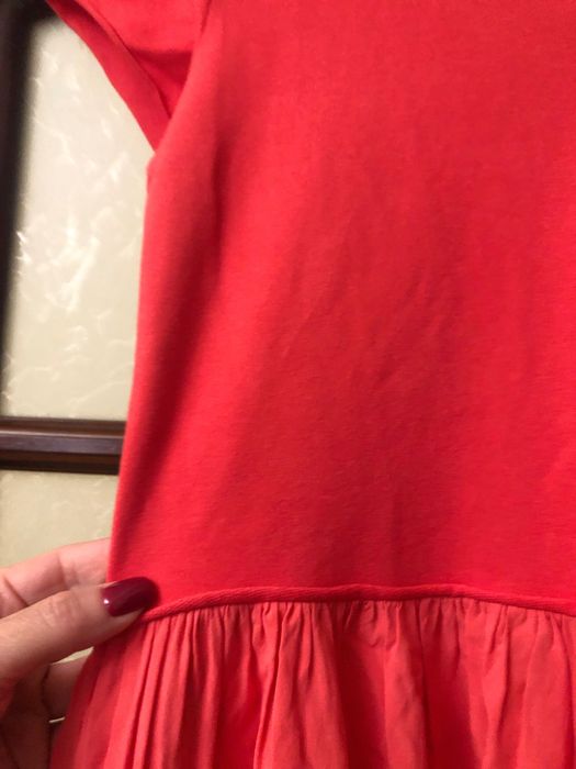 Платье летнее кораллово цвета