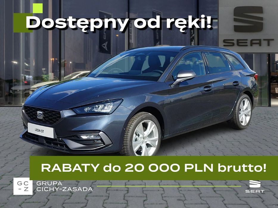 Seat Leon FR 1.5 eTSI 150 KM 7-biegowa automatyczna - DSG, Vision, MEGA RABAT!