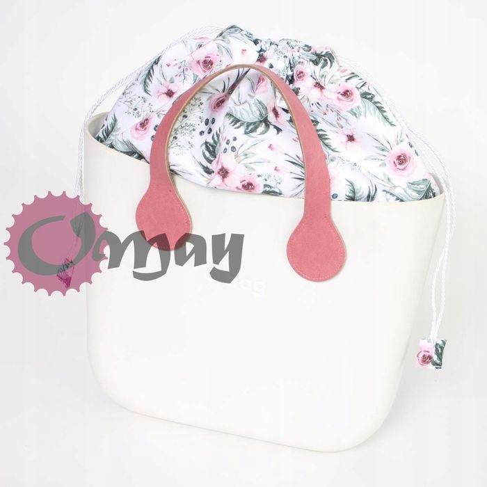 organizer OBAG MINI worek różany ogród róże 2 kieszenie komin OMAY