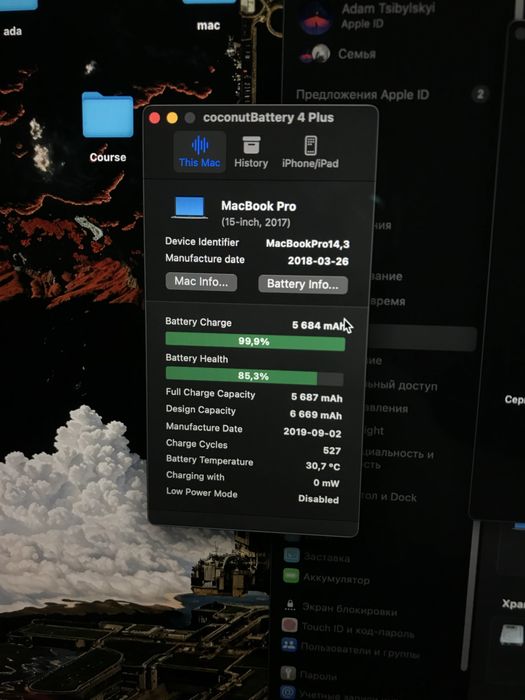 Ноутбук Macbook Pro 15 2017 16/256 з touchbar