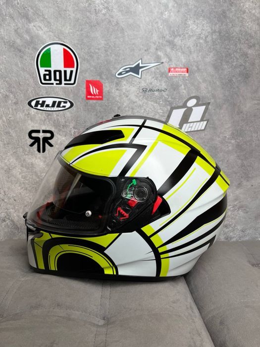 Мотошолом Agv K3 SV (Ls2 Mt Hjc Icon Shark Shoei Scorpion Xlite Ixs)