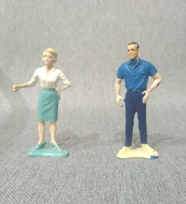 Mini figuras vintage do James Bond