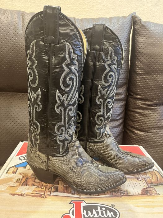 Настоящие ковбойские сапоги Justin